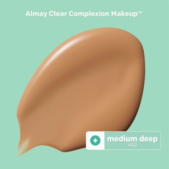 Almay Clear Complexion Concealer Treatment Makeup, 400 MEDIUM DEEP(2 pack) - Picture 4 of 8